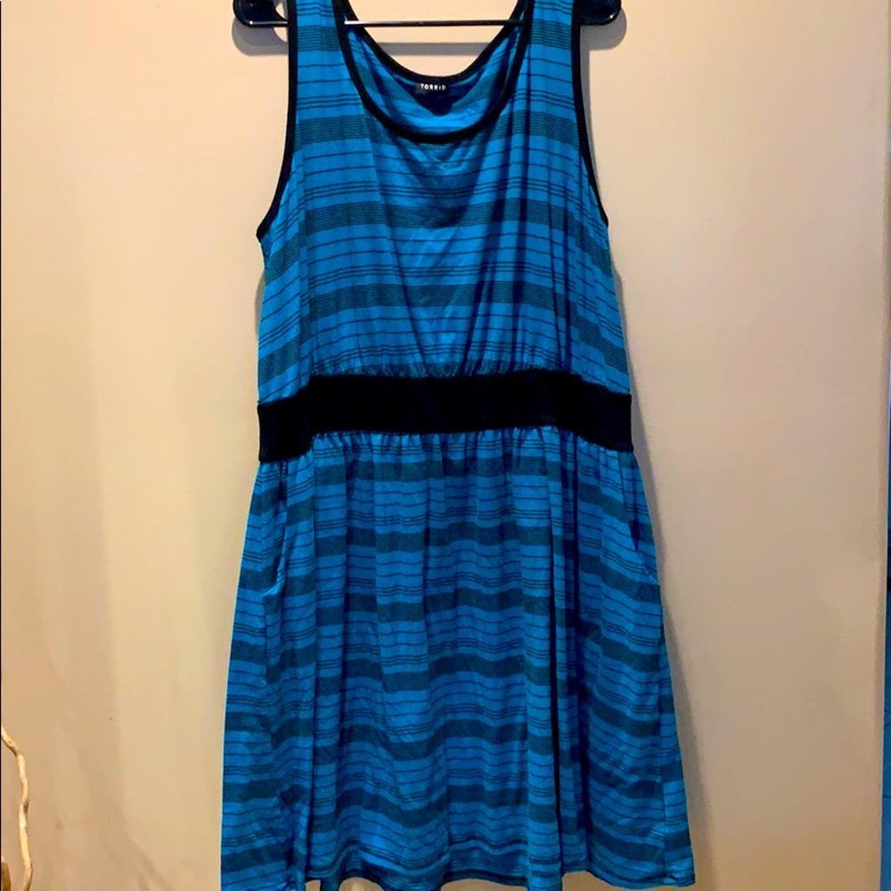 Torrid stripped Dress